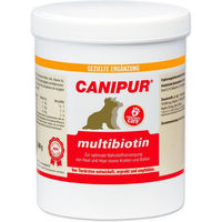 Produktbild von Canipur Multibiotin Haut und Fell Supplement zur Immunstärkung 500g