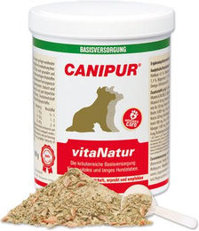Canipur VitaNatur Nahrungsergänzung für Hunde zur Unterstützung von Haut, Fell, Gelenken und Knochen 500 g – Bild 1 von 3