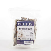 Produktbild von Canius Fischhaut Zopf für Hunde 250 g - 6 x 250 g