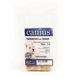 Canius Kauknochen mit Geflügel und Rinderpansen 10cm 2er Pack - 2 x 10 cm – Bild 1 von 2