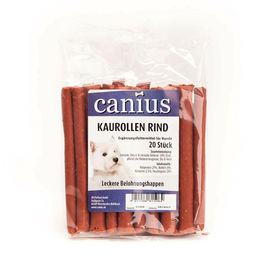 Produktbild von Canius Kaurollen Rind Mini Kausnack für Hunde 20 Stück