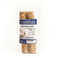 Produktbild von Canius Kausnack Lachs Kaustange 15cm 2er Pack für große Hunde