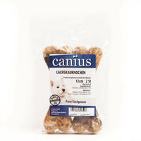 Produktbild von Canius Lachskausnack für Hunde in Knochenform 12cm 2er Pack