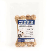 Produktbild von Canius Snacks Kauknochen Strauß Monoprotein für große Hunde 12cm 2er Pack - 2 x 12 cm