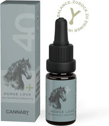 CANNABY CBD Öl für Pferde 40% Apfelaroma vegan und glutenfrei 10 ml – Bild 1 von 2