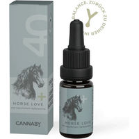 Produktbild von CANNABY CBD Öl für Pferde 40% Apfelaroma vegan und glutenfrei 10 ml