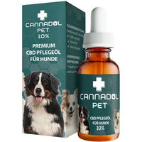 Produktbild von Cannadol Pet Premium CBD Öl 10% zur Beruhigung für Hunde