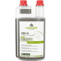 Produktbild von Cannalin Bio Leinsamenöl für Pferde als Ergänzungsfutter für Gelenke, Haut und Fell