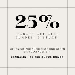 Produktbild von Cannalin CBD Öl für Hunde mit Lachsöl Bio 10%