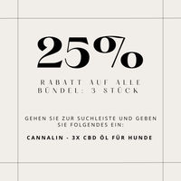 Produktbild von Cannalin CBD Öl für Hunde mit Lachsöl Bio 10%