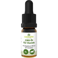 Produktbild von Cannalin CBD Öl für Hunde mit Lachsöl Bio 5% 30ml