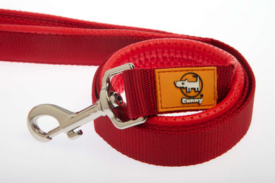 Canny Connect Hundeleine aus Polypropylen für Welpen und kleine Hunde Rot 120cm - 1 Stk. – Bild 1 von 7