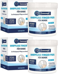 Produktbild von Canosept Ohrenpflege Finger-Pads Ohrenreiniger für Hunde Blau