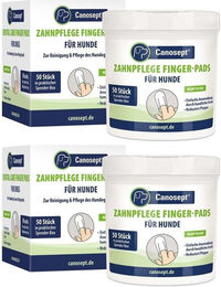 Produktbild von Canosept Zahnpflege Finger-Pads für Hunde Weiß