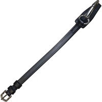 Produktbild von Canter Anbinder Pfosten mit Karabinerhaken aus Leder in Schwarz Full