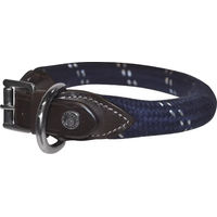 Produktbild von Canter Corde Hundehalsband aus Leder für erwachsene Hunde in Braun oder Blau
