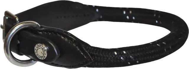 Produktbild von Canter Corde Hundehalsband aus Leder in Schwarz 40 cm