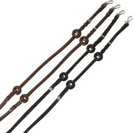 Produktbild von Canter Elastische Ausbinder aus Leder für Longierbedarf in Schwarz oder Braun