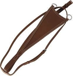 Produktbild von Canter Martingal aus Leder mit Dreiecksringen in Braun