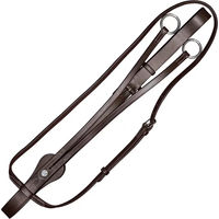 Produktbild von Canter Martingal mit Ringen Tulipe aus Leder für Ponys in Braun