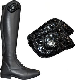 Produktbild von Canter Pratoni Reitstiefel-Einsatz aus Kunstleder für Unisex in Schwarz