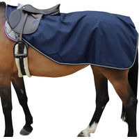 Produktbild von Canter Regenjacke und Fleecedecke für Pferde in Blau Größe M