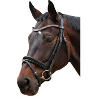 Produktbild von Canter Trense Valegro aus Leder für Vollblut in Schwarz und Silber