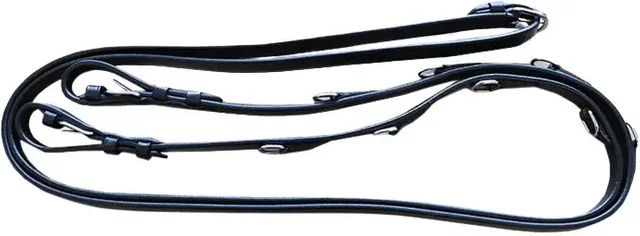 Canter Zügel Schwarz für Warmblut – Bild 1 von 1