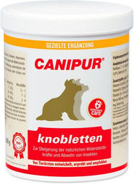 Produktbild von Canun Canipur Knobletten Leckerli für die Verdauung sowie Haut und Fell 1000g