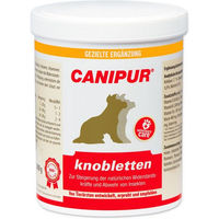 Produktbild von Canun Canipur Knobletten Leckerli für die Verdauung sowie Haut und Fell 1000g