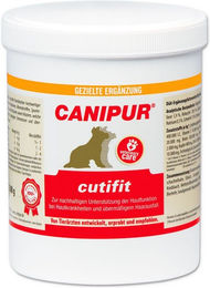 Produktbild von Canun Cutifit Haut-Fell-Supplement für Hunde 500g