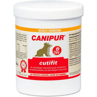 Produktbild von Canun Cutifit Haut-Fell-Supplement für Hunde 500g