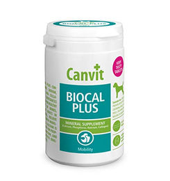 Canvit Biocal Calcium Tabletten Nahrungsergänzung für Hunde zur Unterstützung von Gelenken, Sehnen und Zähnen für alle Altersstufen – Bild 1 von 6