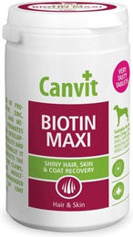 Produktbild von CANVIT Dog Biotin Maxi Haut und Fell Supplement für große Hunde 500g - 500 g