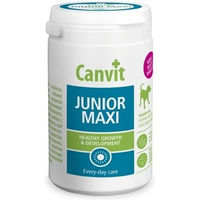 Produktbild von CANVIT Dog Junior Maxi Lachs Vitamin-Komplex für Welpen großer Rassen mit Probiotika 230 g - 230 g