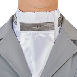 Caprice Plastron für Pferde in Grau/Weiß aus Polyester – Bild 1 von 1