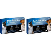 Produktbild von Capstar Tabletten 11,4 mg für Katzen und kleine Hunde für alle Altersstufen