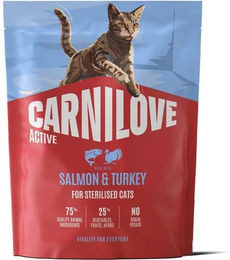 Carnilove Active Cat Getreidefreies Katzenfutter Lachs und Truthahn für sterilisierte Katzen Adult 400g – Bild 1 von 1