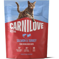 Produktbild von Carnilove Active Cat Getreidefreies Katzenfutter Lachs und Truthahn für sterilisierte Katzen Adult 400g