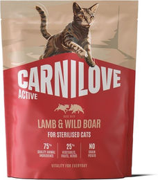 Carnilove Active Cat Sterilised Katzenfutter Lamm und Wildschwein Getreidefrei 400g – Bild 1 von 1