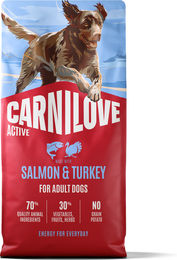 Produktbild von Carnilove Active Hundefutter Adult Lachs & Pute Getreidefrei 12 kg