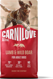 Produktbild von Carnilove Active Hundefutter Adult Lamm & Wildschwein Getreidefrei 12 kg