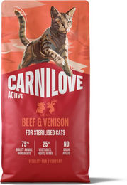 Produktbild von Carnilove Active Hundefutter Sterilised mit Rind und Wildfleisch Getreidefrei Adult 6 kg