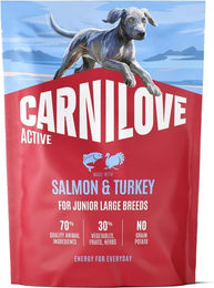 Carnilove Active Junior Large Breeds Hundefutter Lachs und Truthahn für Junghunde großer Rassen 1,5 kg – Bild 1 von 1