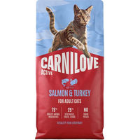 Produktbild von Carnilove Active Katzenfutter Adult Lachs & Truthahn Getreidefrei 2 x 6 kg
