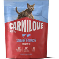 Produktbild von Carnilove Active Kitten Katzenfutter Lachs und Truthahn getreidefrei mit hohem Fleischanteil 400g