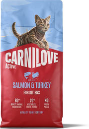 Produktbild von Carnilove Active Kitten Katzenfutter mit Lachs und Pute getreidefrei und glutenfrei 6 kg