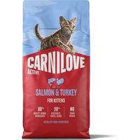 Produktbild von Carnilove Active Kitten Katzenfutter mit Lachs und Pute getreidefrei und glutenfrei 6 kg
