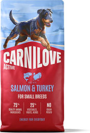 Produktbild von Carnilove Active Mini Hundefutter Lachs & Pute Getreidefrei 12 kg