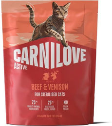 Carnilove Active Sterilised Trockenfutter Rind und Wild für kastrierte Katzen 400g – Bild 1 von 1